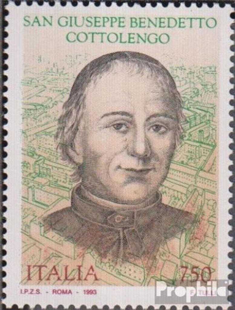 Briefmarken Italien 1993 Mi 2278 (kompl.Ausg.) postfrisch Heil.Giuseppe Benedetto Cottolengo