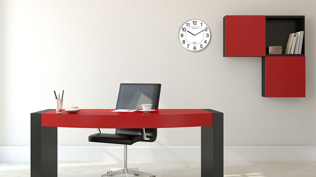 Unilux Maxi Wave Orologio da Parete Argento 40cm: Il Tempo Perfetto