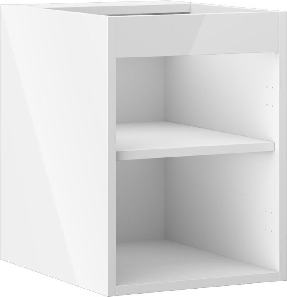 Mexen Box-A Unterschrank-Korpus 35 cm, weiß glänzend - 91AX1-0350-470-1-00