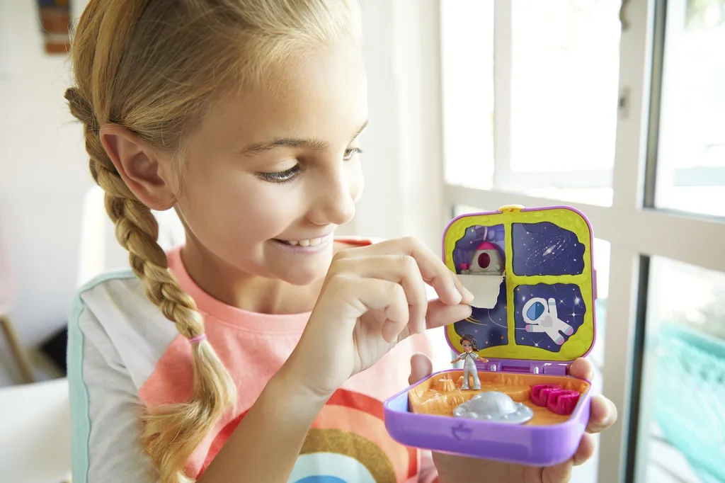 Polly Pocket Aventure Spatiale Trésors Cachés avec Surprises Intégrées - 3