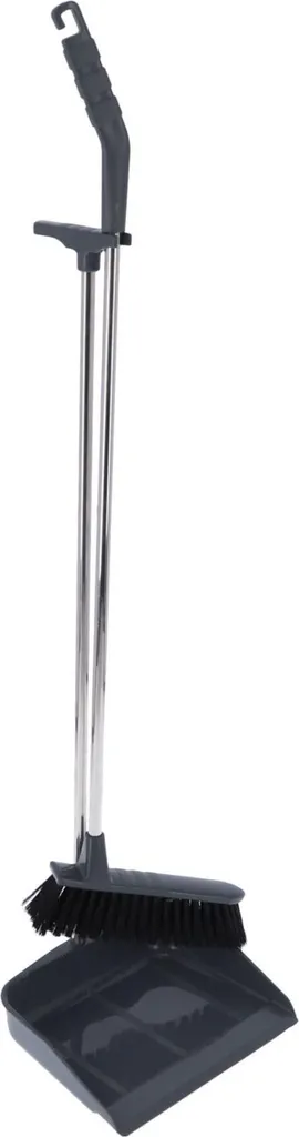 Pelle et balayette sur manche gris Linea Maria - Finition ergonomique Pro