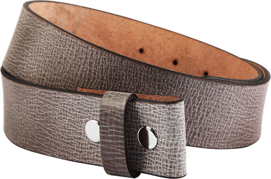 Leonardo Verrelli Echt Leder Gürtel, dunkelbraun, Länge 85 cm