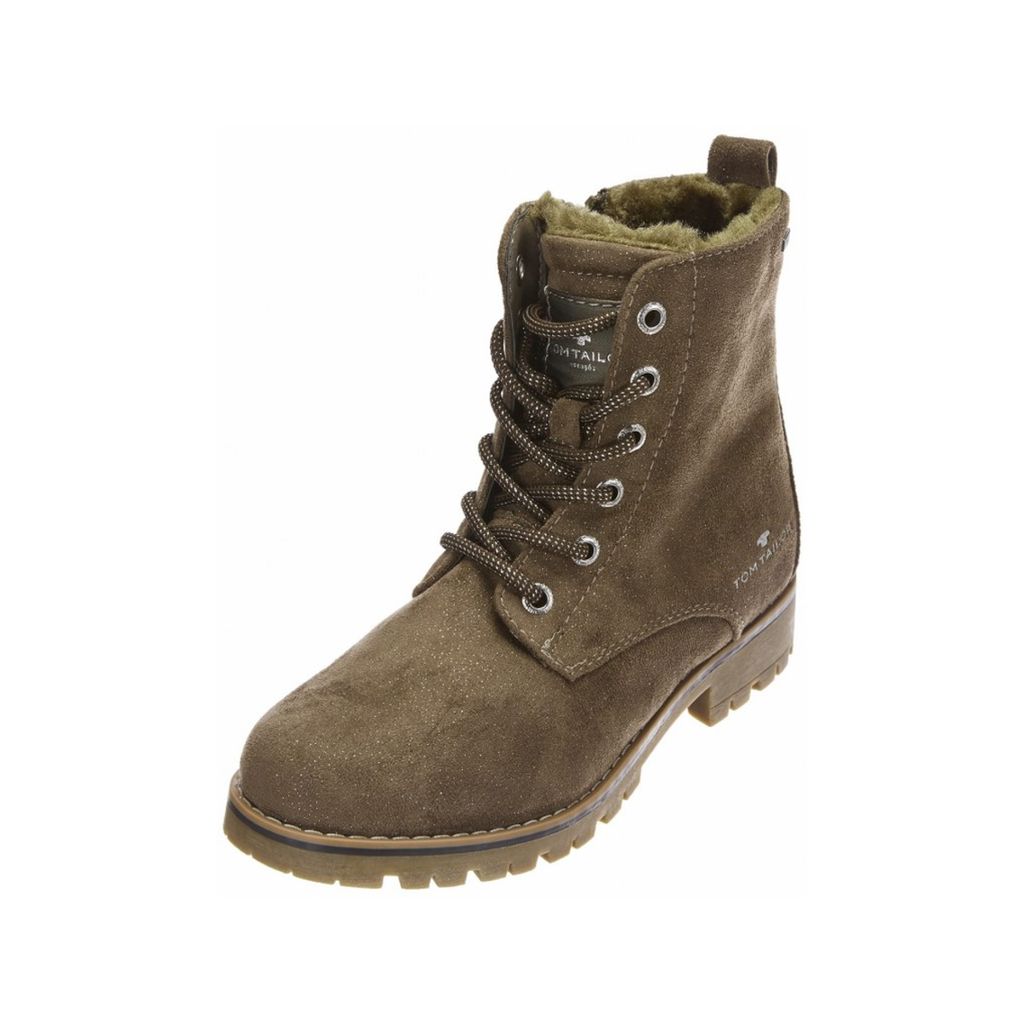 Tom Tailor Mädchen Stiefelette 2170807 gefüttert Reißverschluss Glitzersenkel Gr.31-40 EUR 31