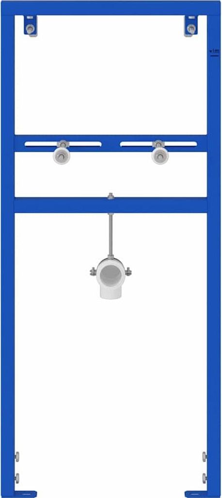 vidaXL Badezimmer Wandstütze Blau 50 x 3 x 112 cm