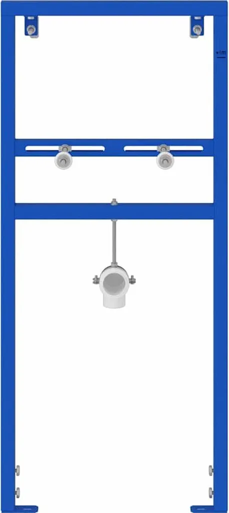 Support de salle de bain mural bleu pour organiser vos serviettes