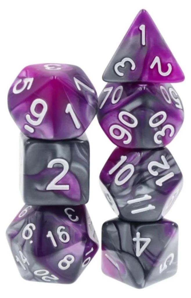 Foam Brain Games Würfelset Dark Crystal RPG - Rollenspiel Würfelset