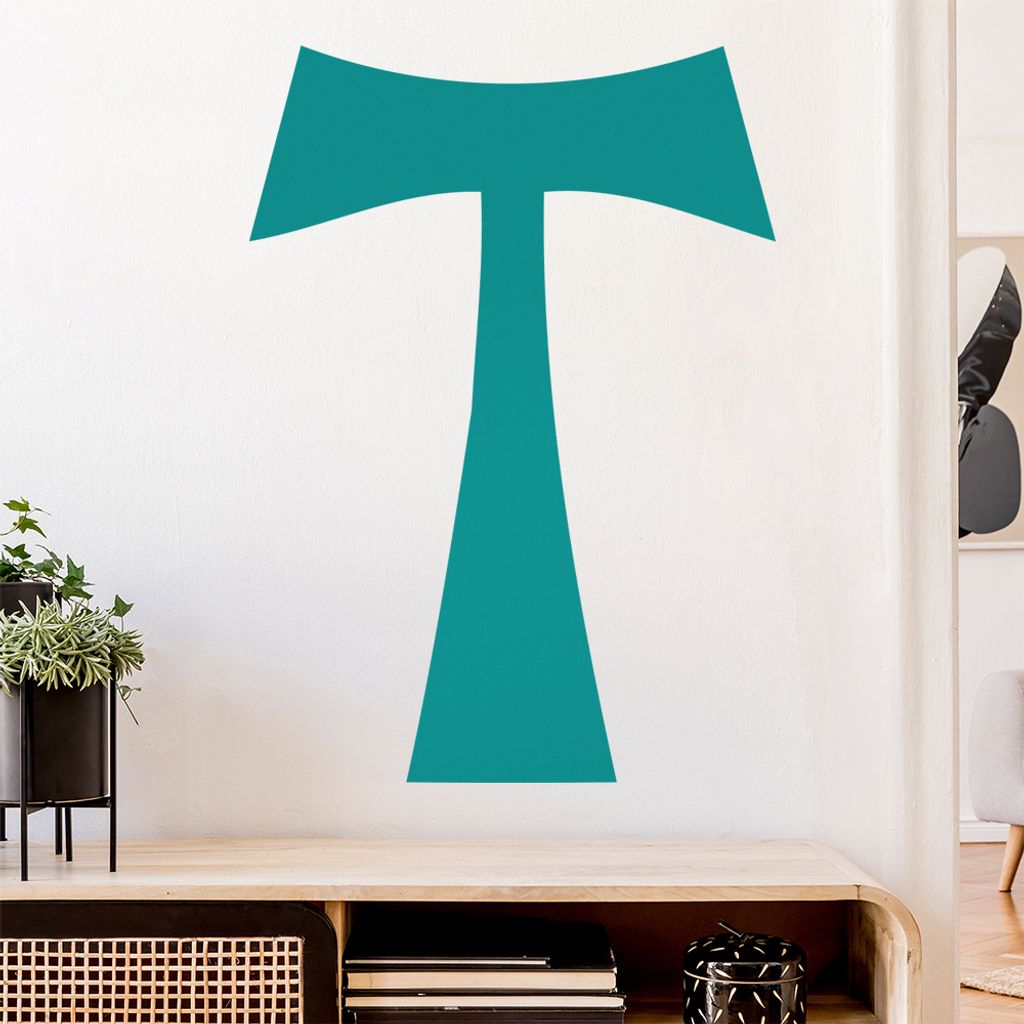 Antoniuskreuz Wandtattoo Wandaufkleber Wall Sticker - Dekoration, Küche, Wohnzimmer, Schlafzimmer, Badezimmer