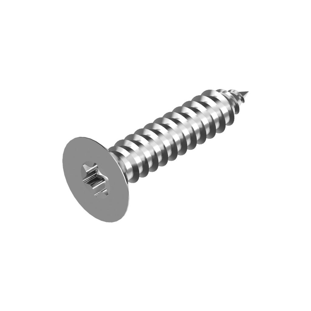 ISO14586 4.8x 38 Torx25 Edelstahl A4 Senkkopf-Blechschraube DIN7982C