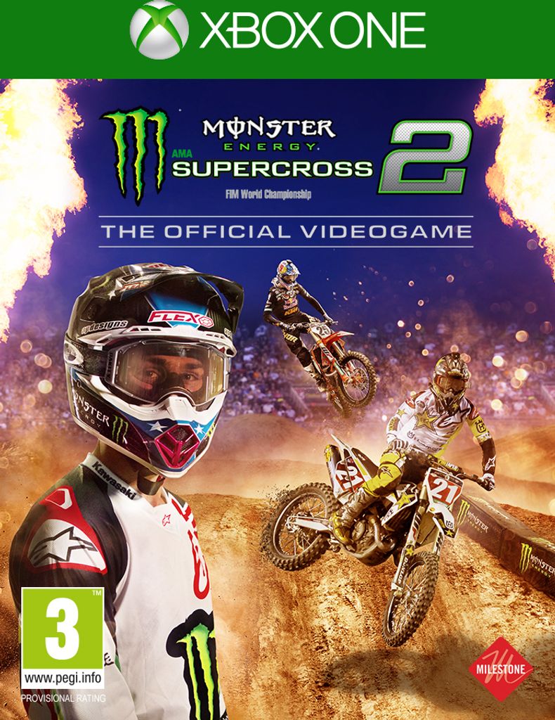 Milestone Srl Monster Energy Supercross - The Official Videogame 2, Xbox One, Multiplayer-Modus, T (Jugendliche), Physische Medien
