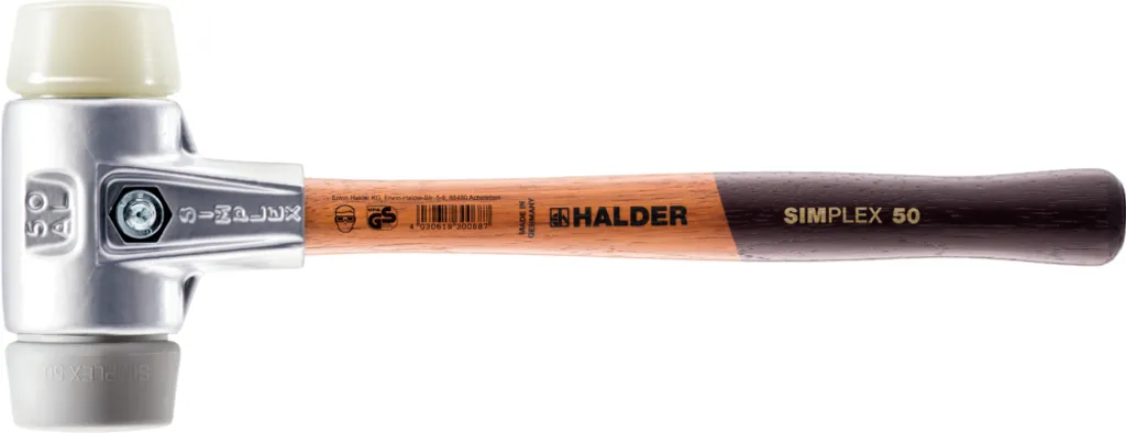 Mazzuola Halder SIMPLEX Ø30mm Alluminio TPE Nylon: il tocco dell'esperto