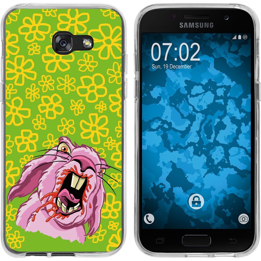 PhoneNatic Case kompatibel mit Samsung Galaxy A7 (2017) Silikon-Hülle Ostern M5