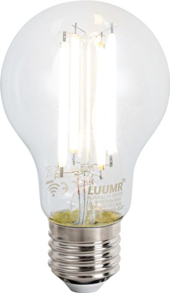 QAZQA - Design Smarte Stehleuchte I Stehlampe I Standleuchte I Lampe I Leuchte schwarz inkl. WiFi A60 Rauchglas - Bliss Dimmer I Dimmbar I Wohnzimm...