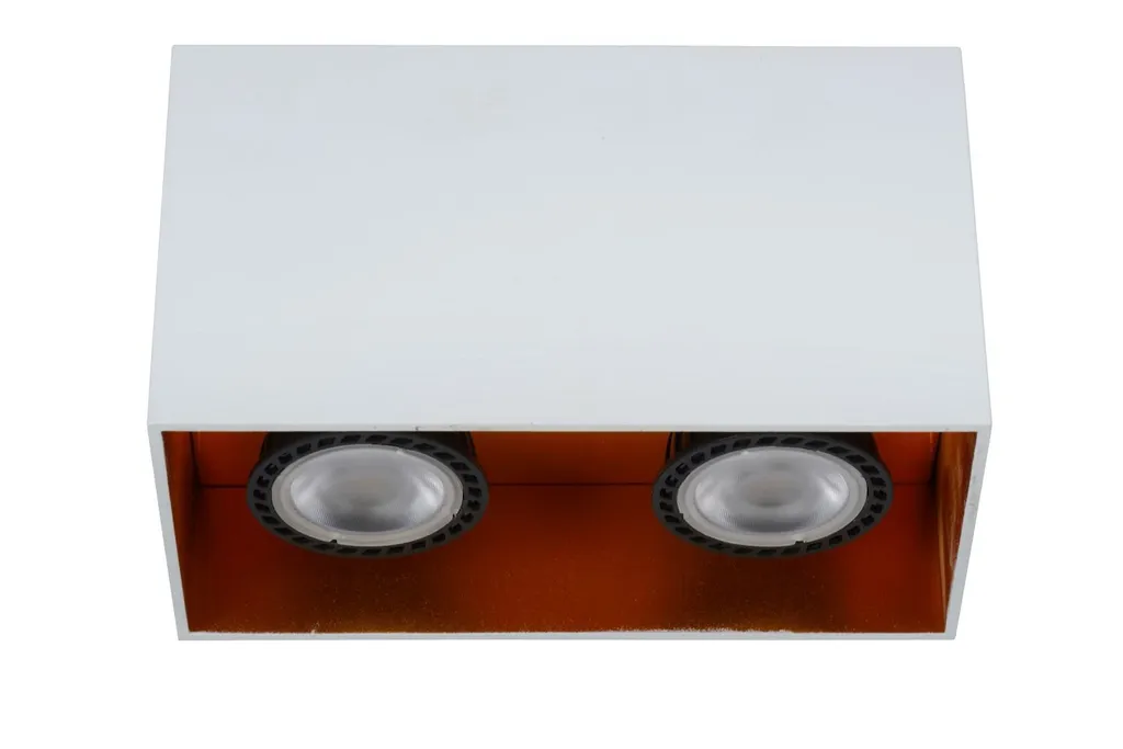 Plafonnier Gloss GU10 50W Bodibis 22966/02/31 Luminaire Design Blanc