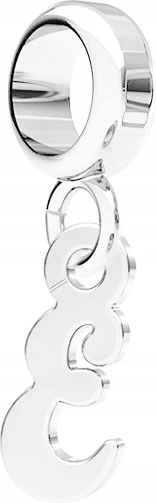 Regalo Personalizzato Lettera E - Ciondolo Iniziale in Argento 925