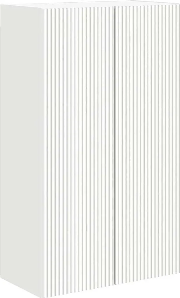 vidaXL Meuble TV Mural Blanc 59,5x31x100 cm en Bois Composite Design