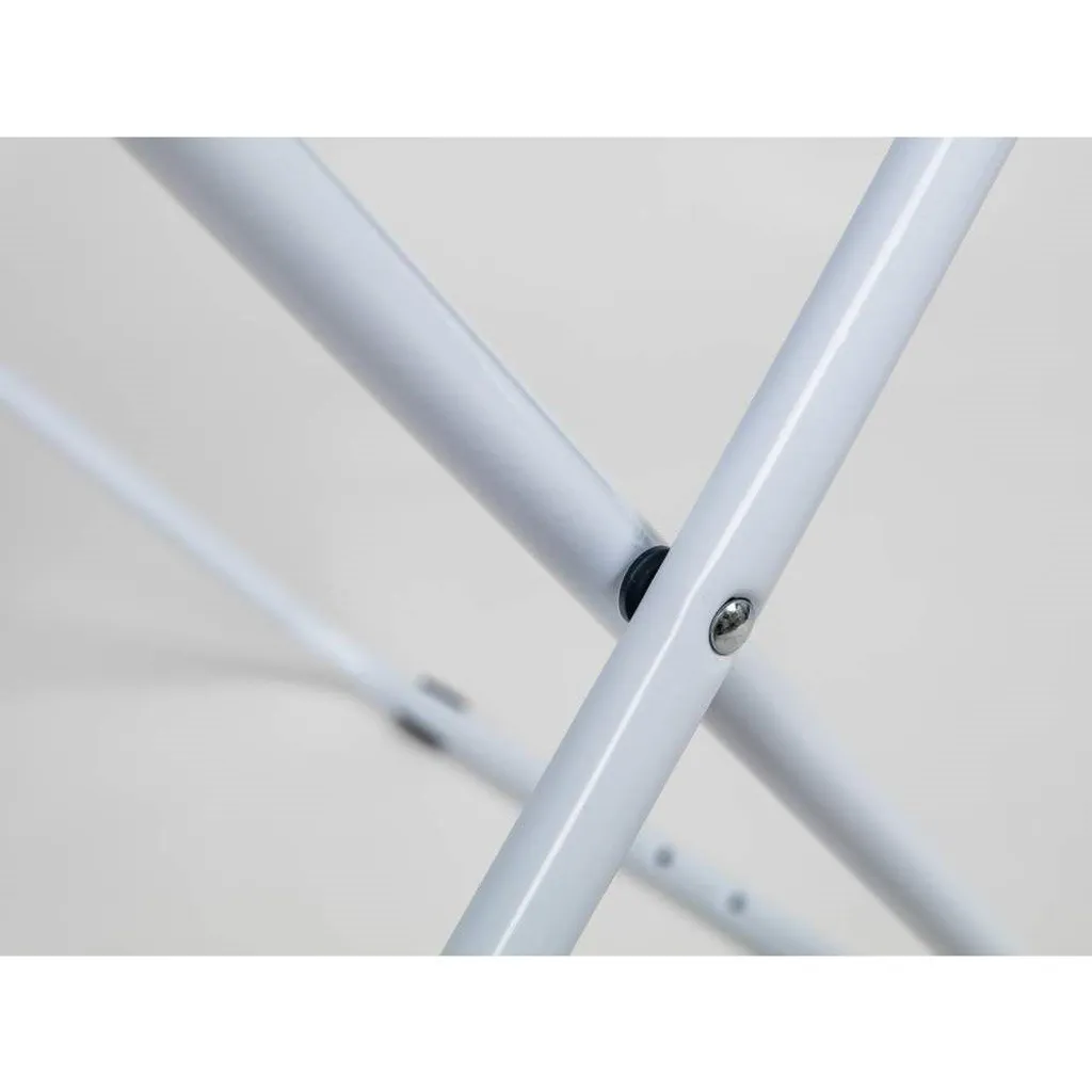 Séchoir Brilanz Travis 20m, structure robuste en acier blanc laqué - 5