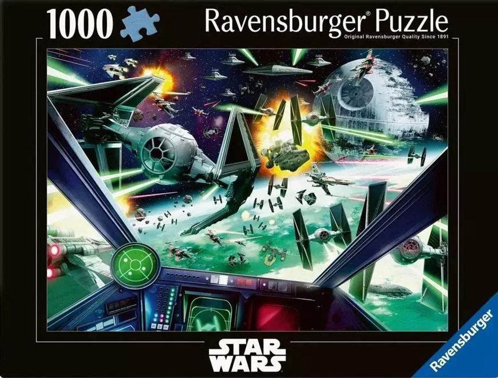 Ravensburger Star Wars:X-Wing Cockpit, 1000 szt., Zdjęcie produktu 