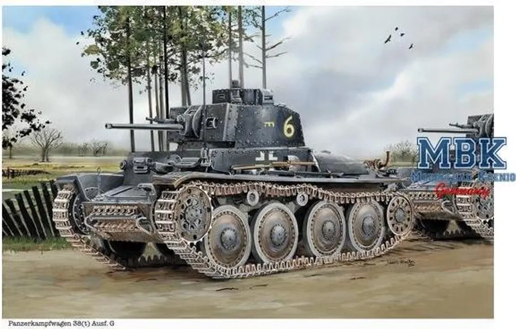 DRAGON 6290 Char 38(t) Ausf.G Smart Kit avec intérieur complet 1/35