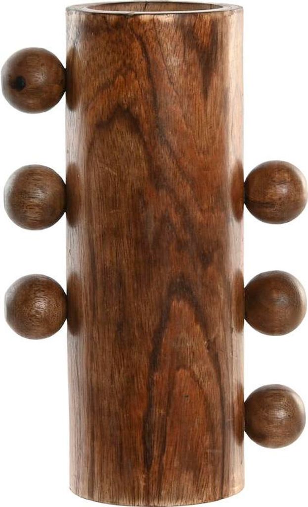 Vase Home ESPRIT Mango-Holz 10 x 10 x 28 cm