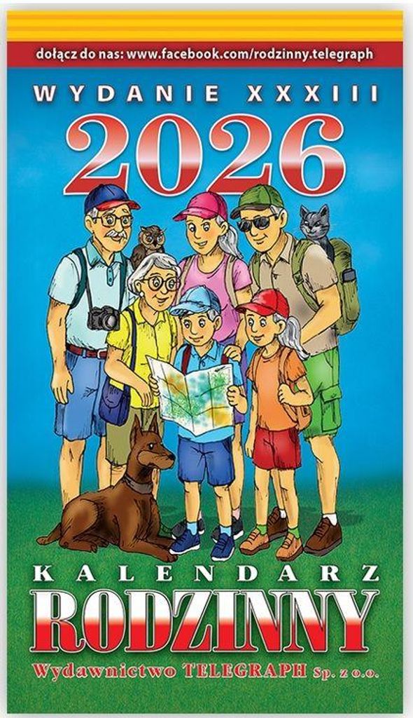 Kalendarz 2026 zdzierak Rodzinny Zdjęcie produktu 