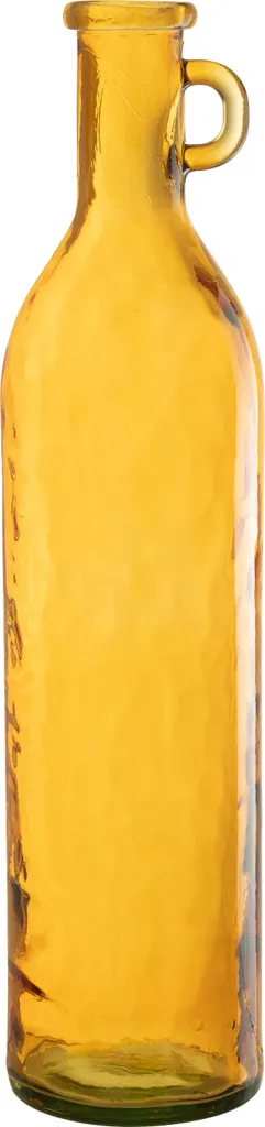Vase Bouteille Ocre Idéal pour Bouquet de Fleurs Séchées et Salon