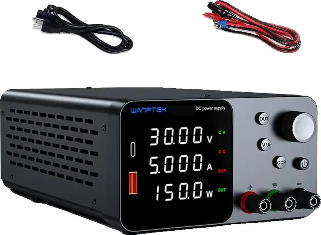 Source de tension variable 30V 5A pour prototypage et tests de circuits