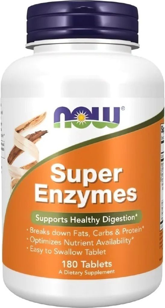 Super-Enzyme 180 Tabletten Now Foods Produktbild 