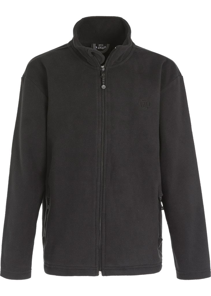 ZIGZAG Fleecejacke Zap aus kuscheligem Funktionsmaterial 1001 Black 128