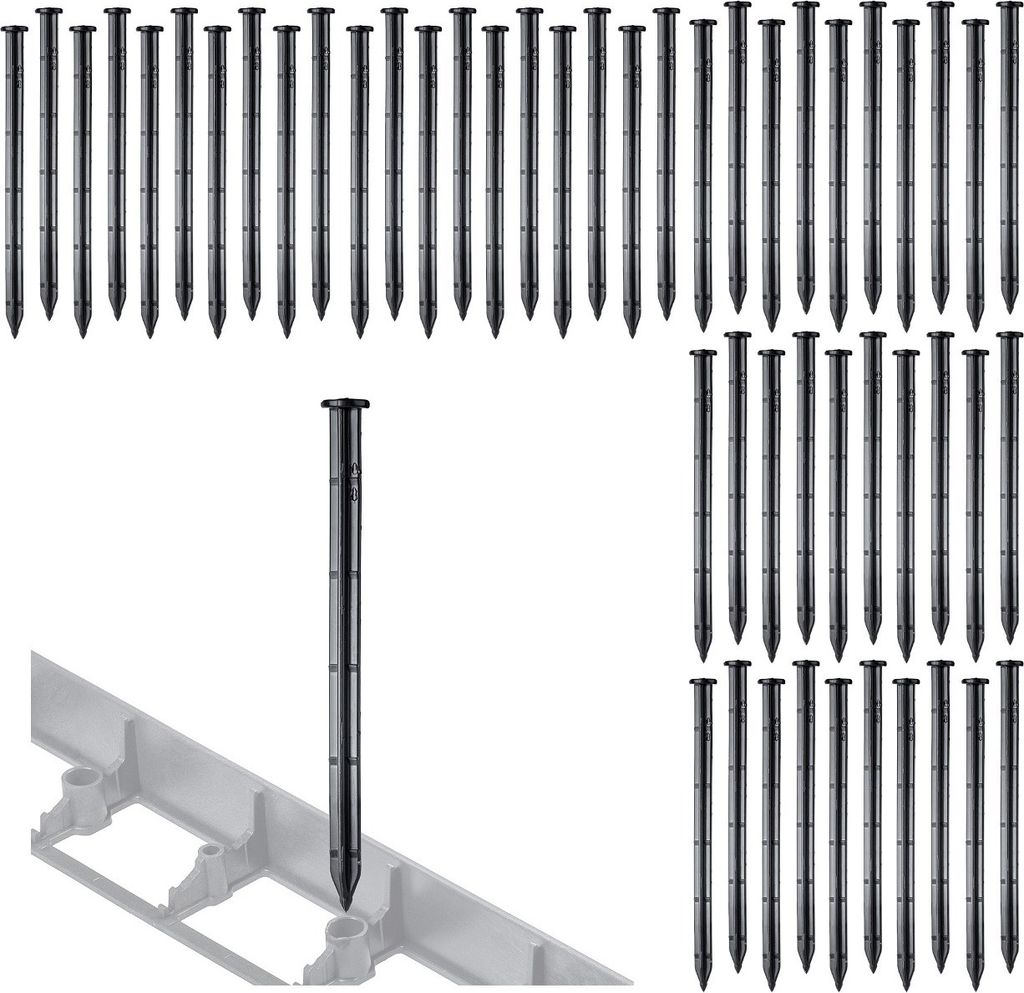 KADAX Pins, Anker, zur Befestigung von Agrartextilien, 25cm, 50 Stk.