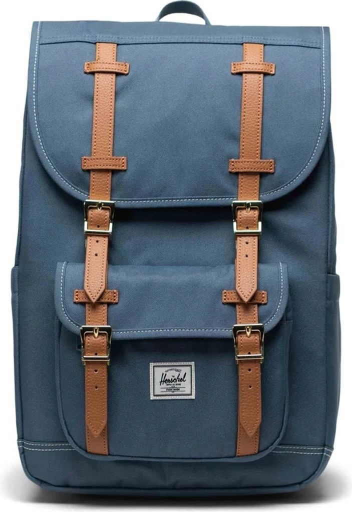 Herschel Little America Mid Backpack Blue Mirage/White Stich Rucksack