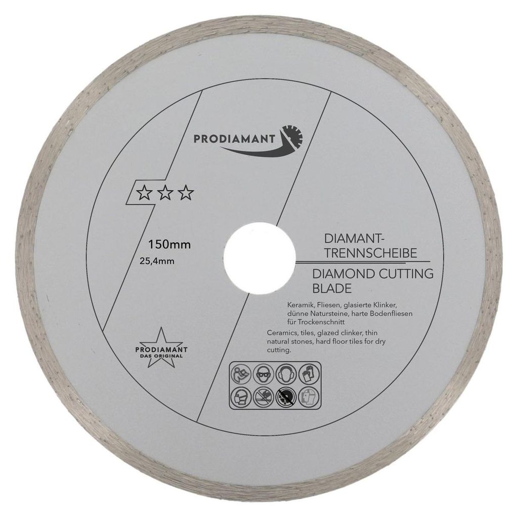 PRODIAMANT Disco diamantato per piastrelle 150 mm x 25,4 mm Immagine del prodotto 