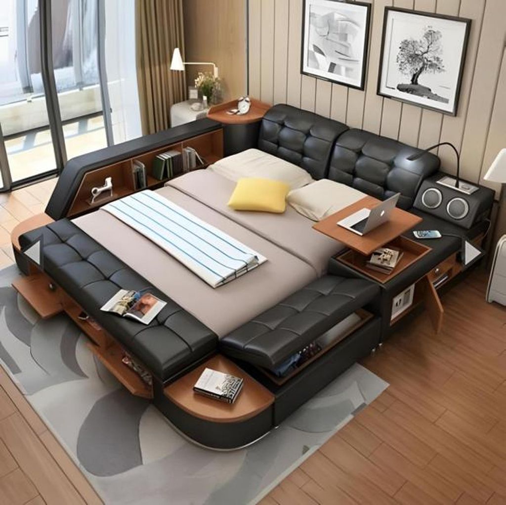 Multifunktion Betten Bett All in One Funktionsbett Sofa Produktbild 
