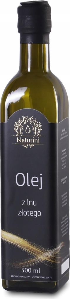 Olej lniany złoty, ŚWIEŻO TŁOCZONY 500ml dr Budwig Zdjęcie produktu 