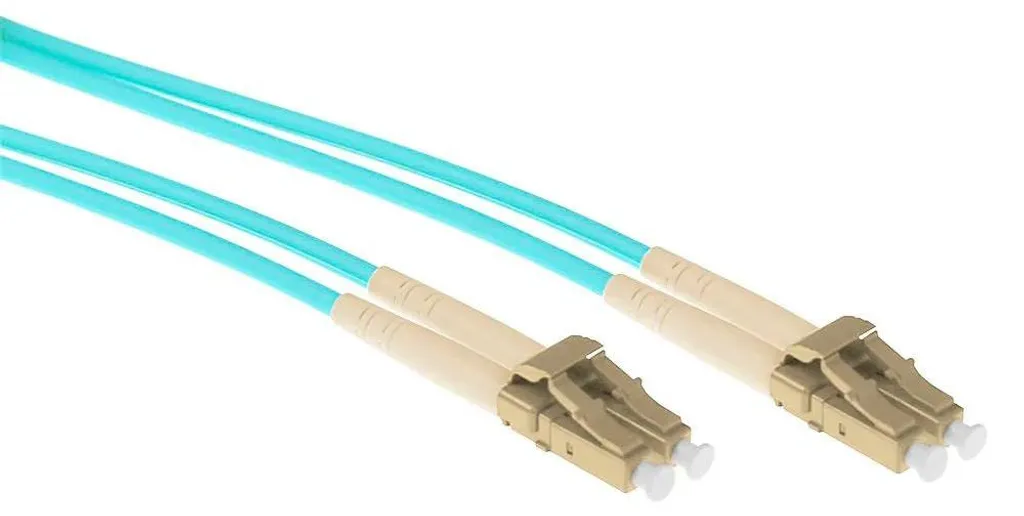 Câble fibre OM3 blindé 3m ACT protection renforcée et connecteurs LC/LC