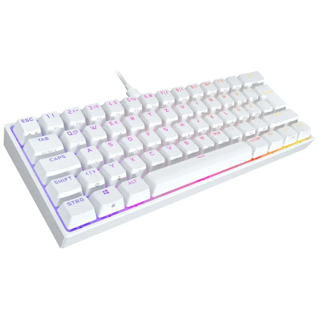 Clavier Corsair K65 RGB Mini - Switches Speed Silver et Format 60%