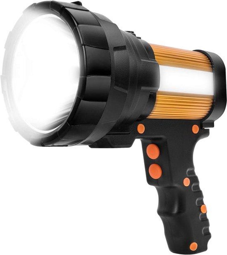 Handlamp mit Akku – Akku-Handlamp – LED-Handlamp – Portable-Lamp – Camping – Outdoor – Notlicht – Haus – Auto – Werkzeug – Erwa...