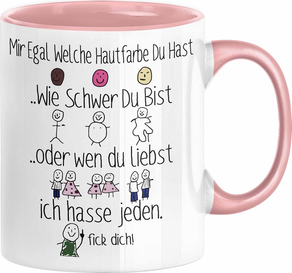 Ich Hasse Jeden Tasse Geschenk Beste Freundin Humor Produktbild 