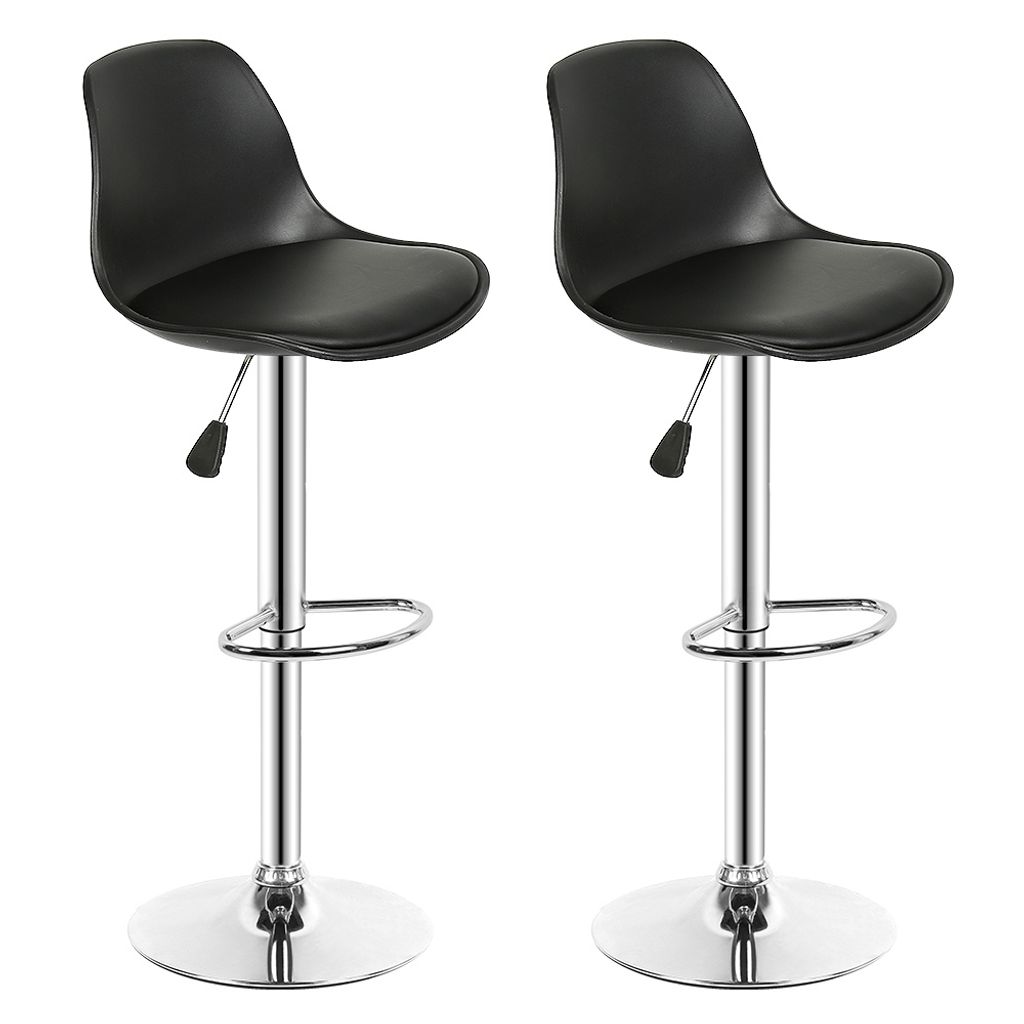 2er Set Barhocker Barstuhl Bistrohocker aus Kunstleder Produktbild 
