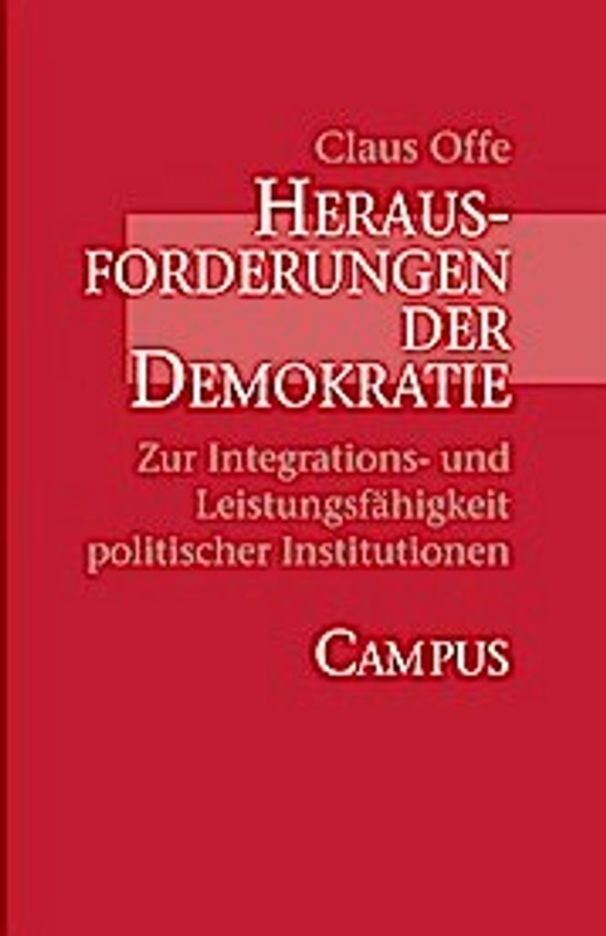 Herausforderungen der Demokratie