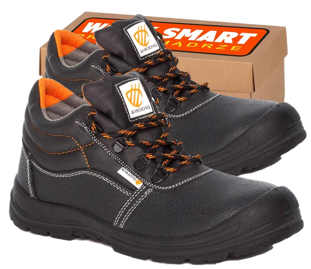 Procera Force Bottes de Travail Cuir S3 SRC Taille 46 Sécurité Totale