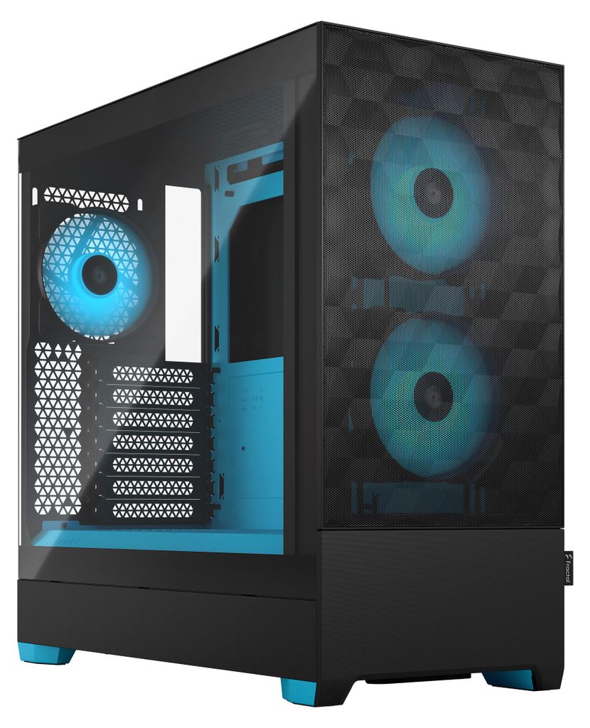 FRACTAL DESIGN Geh Pop Air RGB Cyan Core TG Clear Tint Zdjęcie produktu 