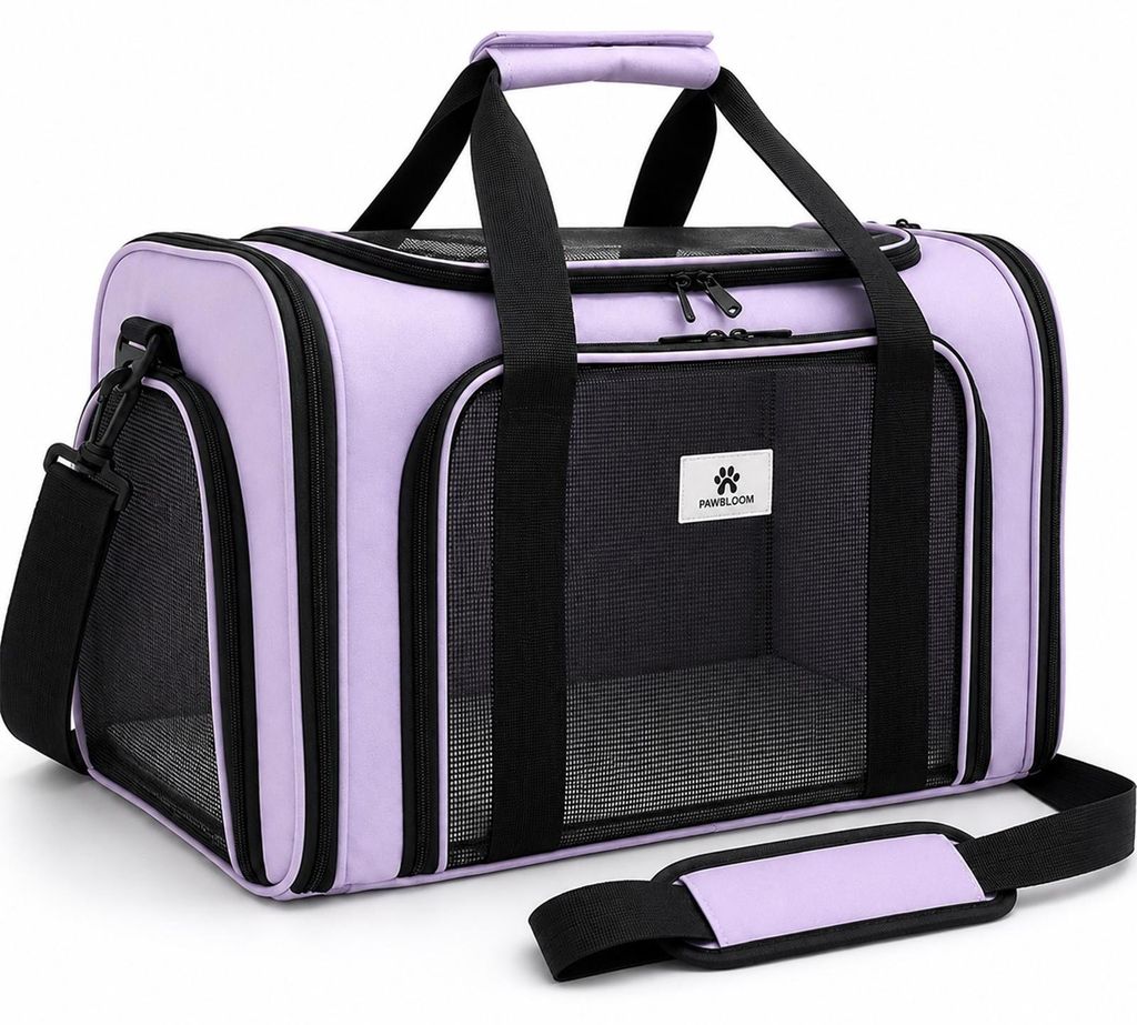 Verco Pawbloom Hundetragetasche Katzentragetasche faltbar Produktbild 