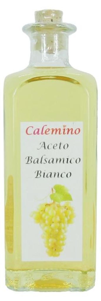 Calemino Aceto Balsamico Bianco 500ml für Salate, Saucen, Vinaigrette, Marinaden