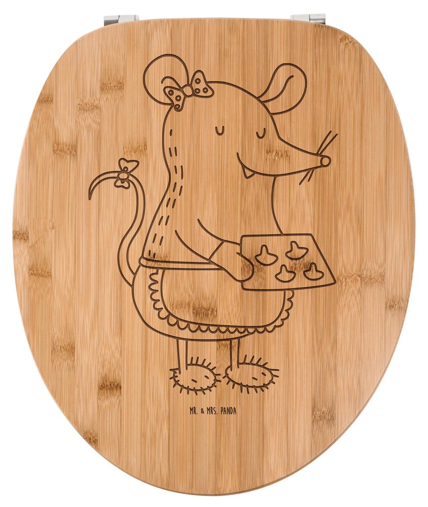 Mr. & Mrs. Panda WC Sitz Maus Kekse - Transparent - Geschenk, Winter, Weihnachtsbäckerei, Weihnachten, Klodeckel, Toilettendeckel, Toilettenbrille...