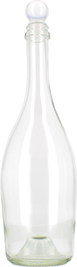BELLEROFONTE Transparent Glasflasche für Wasser 750 ml mit Produktbild 