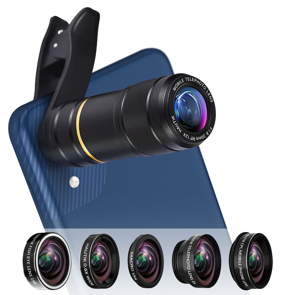 Kit d'objectifs universel pour smartphone comprenant un Image du produit 