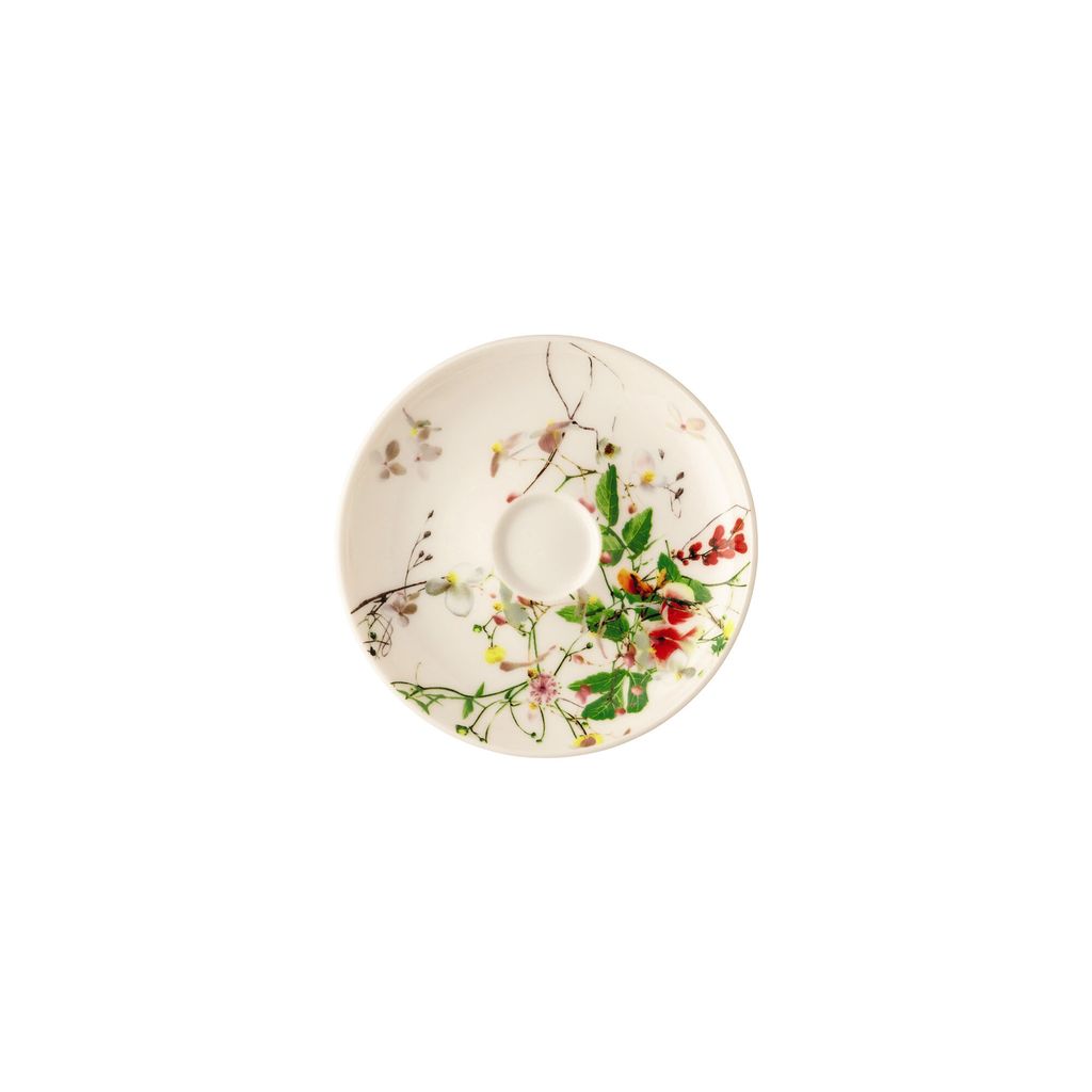Rosenthal Brillance Fleurs Sauvages Espresso Untertasse Coup