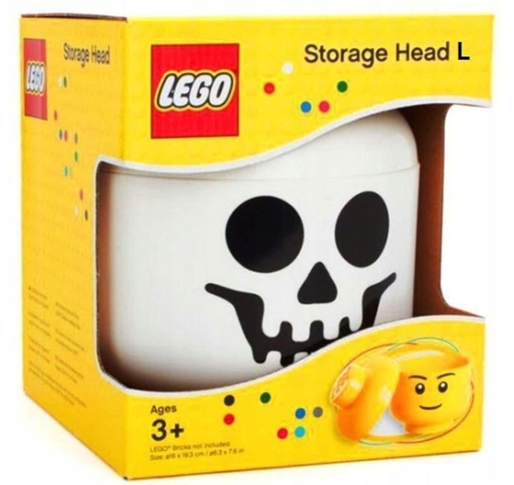 LEGO 40320808 TESTA DI STOCCAGGIO LEGO SKELETON, L, 8,5 Immagine del prodotto 