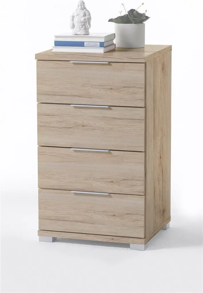 Table de nuit Nelli chêne San Remo 79cm : gagnez de la place et du style