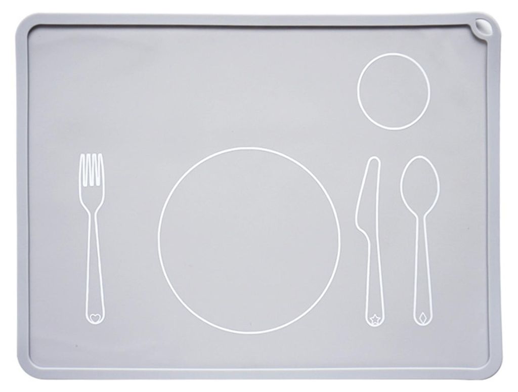 Tischset, antihaftbeschichtet, hitzebeständig, lebensmittelecht, dick, aus Silikon, ideal für Kindergartenkinder, als Geschenk